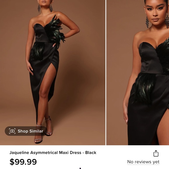 Fashionova black dress - Picture 2 of 2